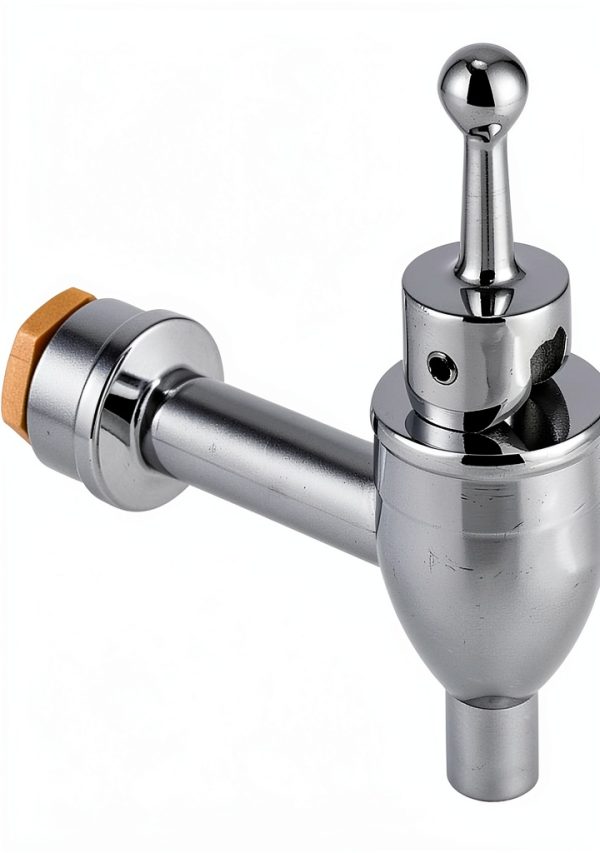 Mumusukia Beverage Dispenser Faucet Copper Gold Plated-3