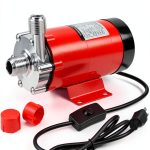 WELLBOM Magnetic Beer Pump Stainless Steel Homebrew Wort-0