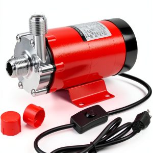 WELLBOM Magnetic Beer Pump Stainless Steel Homebrew Wort-0