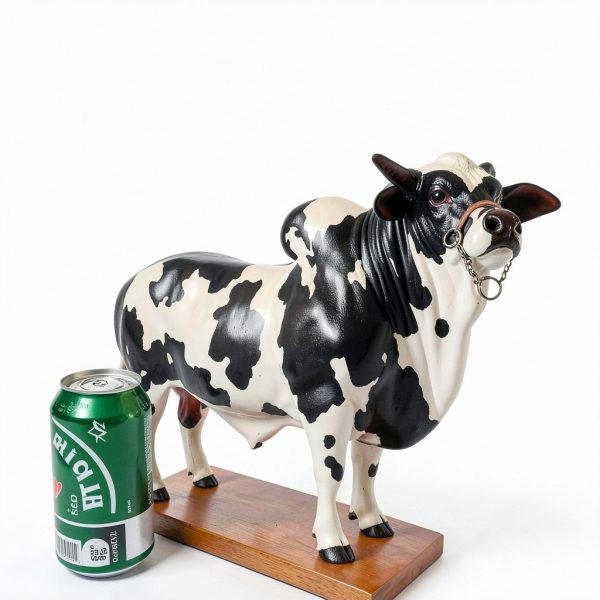 Y+A+J Nelore Bull Liquor Dispenser Resin Bar Decor-2