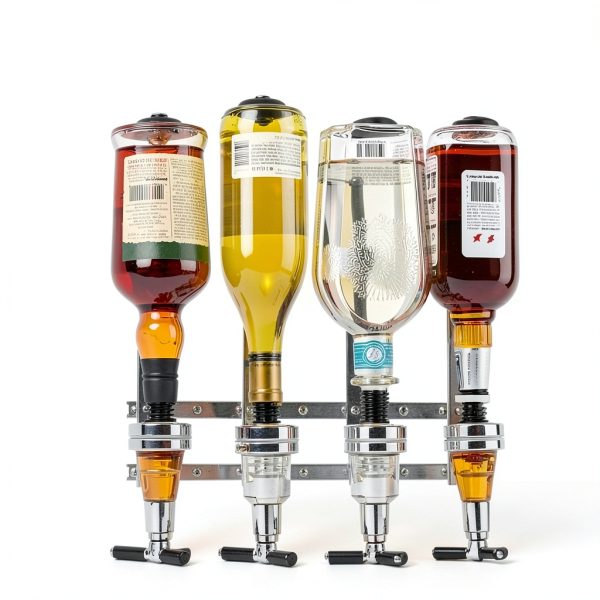Cocoarm Wall Mounted Bottle Dispenser Stainless Steel 30ml-2