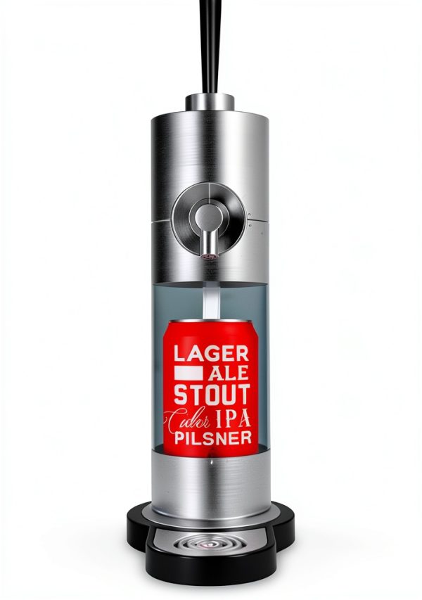 Sharper Image Canned Beer Draft System Ultrasonic Foam-5