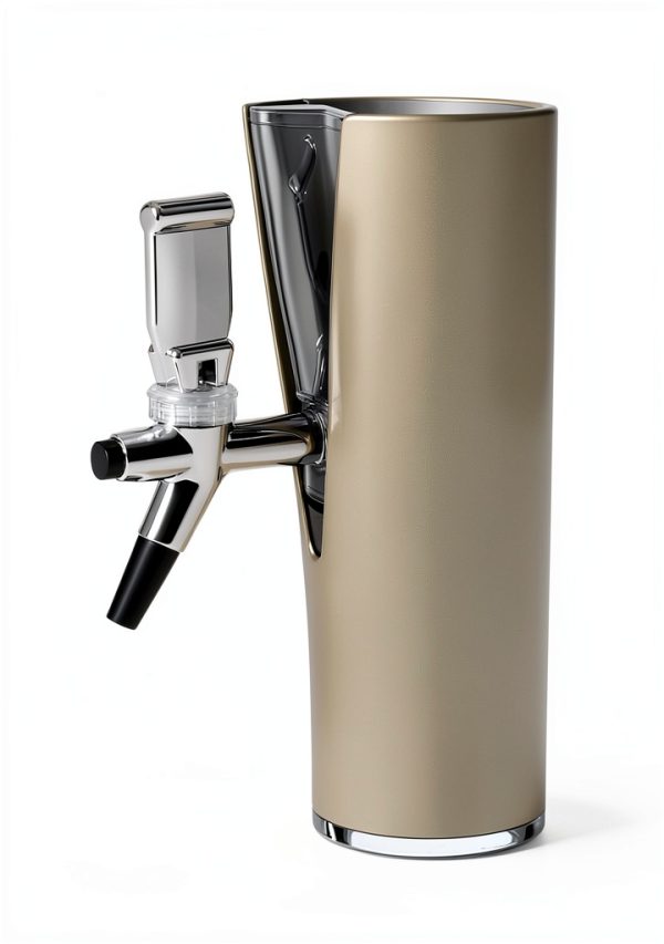 KeruRome Beer Dispenser Gold Modern Design Party Serving-7