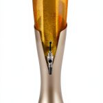 KeruRome Beer Dispenser Gold Modern Design Party Serving-0