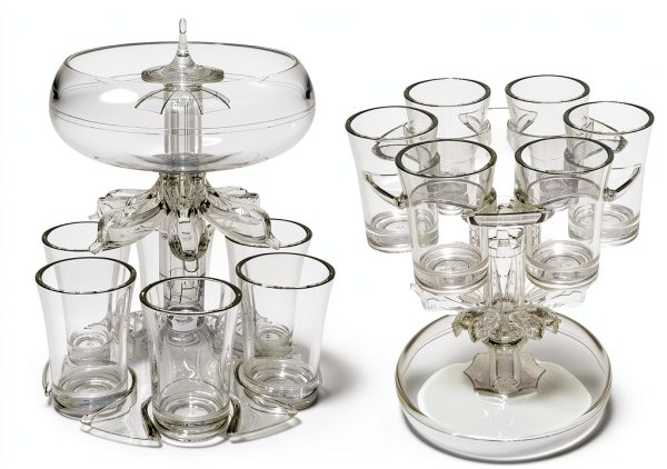 ALEVM00M Shot Glass Dispenser Clear Acrylic 6 Way Home Bar-4