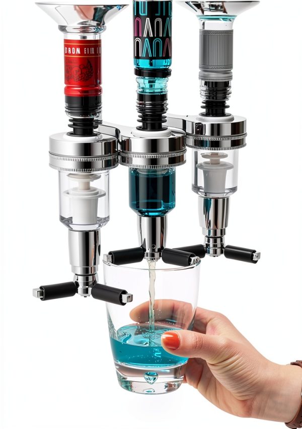 Cocoarm Wall Mounted Bottle Dispenser Stainless Steel 30ml-5