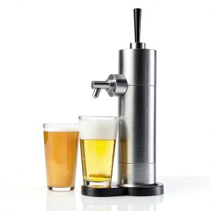 Sharper Image Canned Beer Draft System Ultrasonic Foam-0