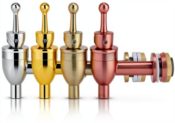 Mumusukia Beverage Dispenser Faucet Copper Gold Plated-6