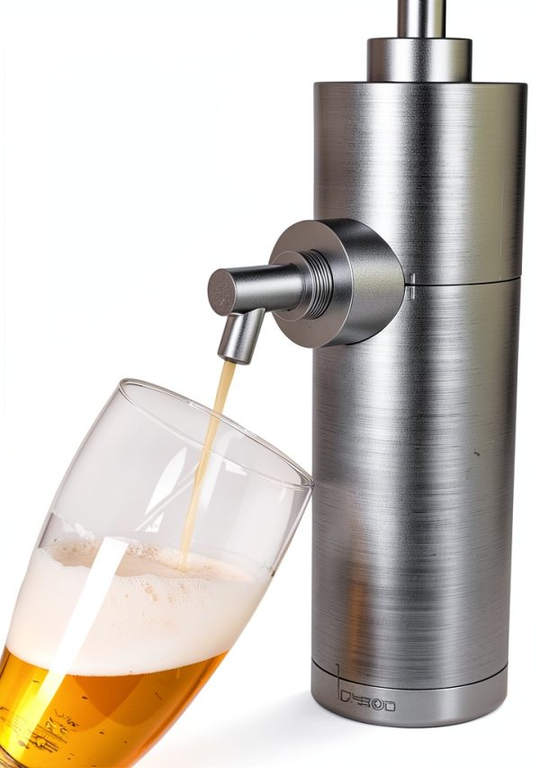 Sharper Image Canned Beer Draft System Ultrasonic Foam-3