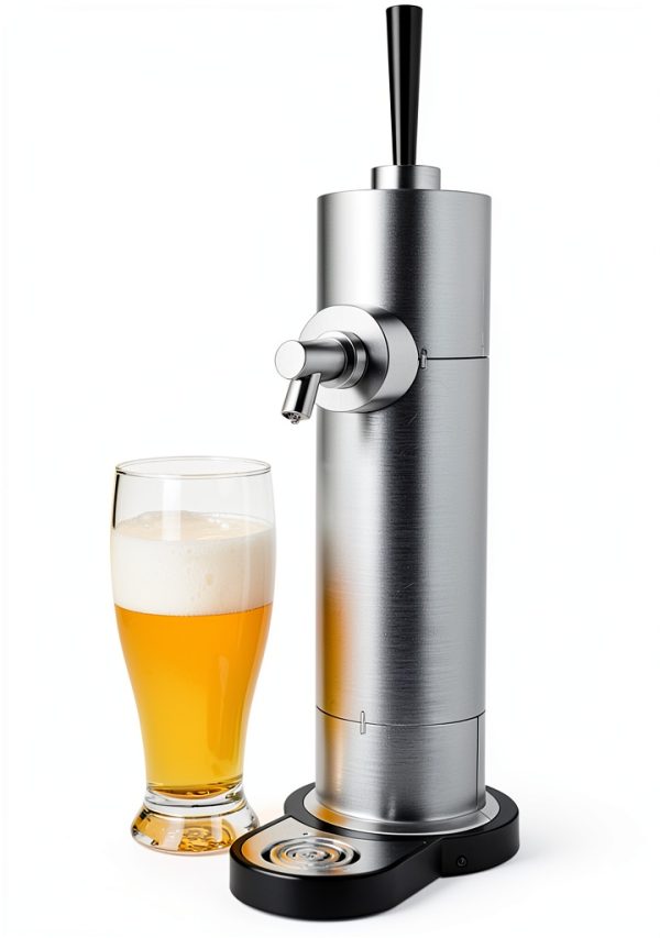 Sharper Image Canned Beer Draft System Ultrasonic Foam-4