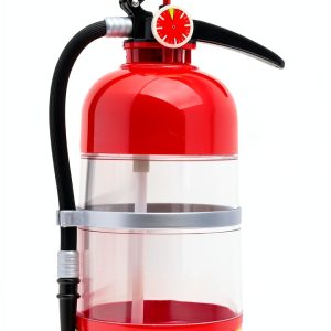 Moselota Red Plastic Beer Dispenser Rustic Style 2 Liters-0
