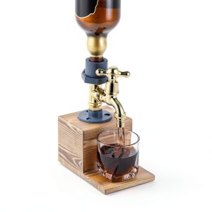 OMISTAR Wood Beer Dispenser Modern Style Gift for Dads-0