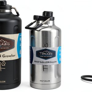 TrailKeg Pressurized Beer Growler Stainless Steel Carbonated-0