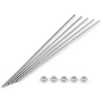 M3 x 400mm Fully Threaded Rod – HiPicco 304 Stainless Steel 5 Pack-0