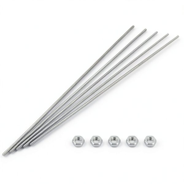 M3 x 400mm Fully Threaded Rod – HiPicco 304 Stainless Steel 5 Pack-0