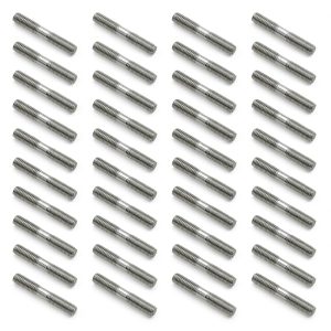 Stainless Steel Double End Stud Bolt M6x40mm by Asamuyu 40pcs Pack-0