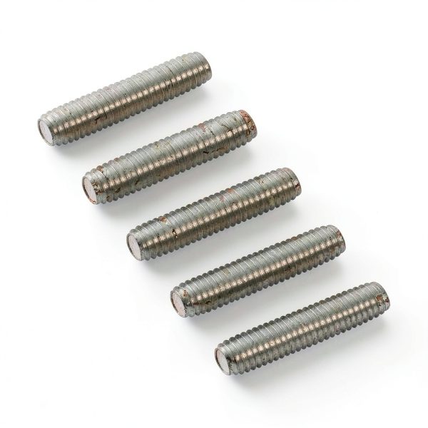 uxcell 5Pcs M4-0.7x20mm Threaded Rods 304 Stainless Steel Bar Studs-0
