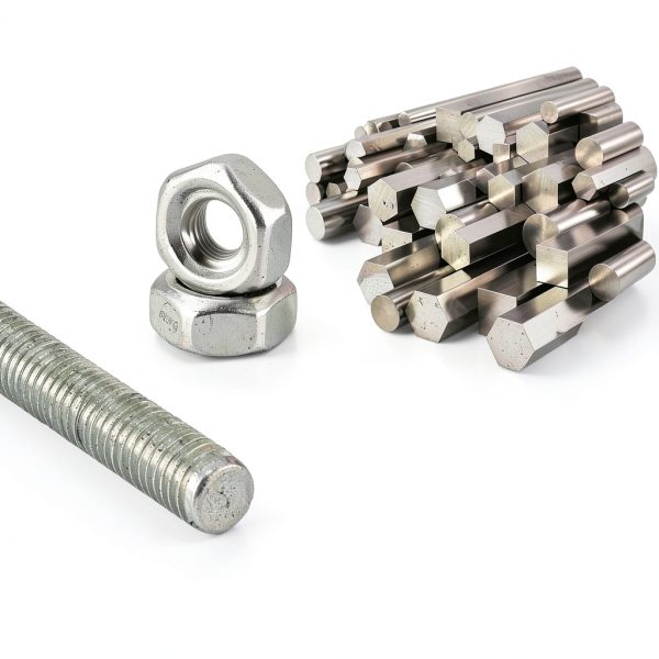 LEIFIDE 4mm Stainless Steel Threaded Rods with Hex Nuts 24pcs-3