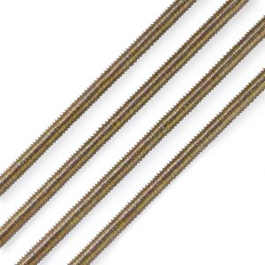 1/4"-28 Stainless Steel Threaded Rods Aiwaiufu 4pcs 12in Threaded-0