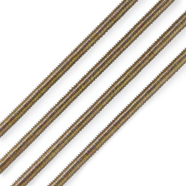 1/4"-28 Stainless Steel Threaded Rods Aiwaiufu 4pcs 12in Threaded-0