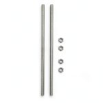 M8x250mm Threaded Rod Studs 304 Stainless Steel 2 Pack STORMCUBE-0